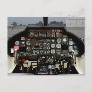 Cartão Postal cockpit de helicópteros