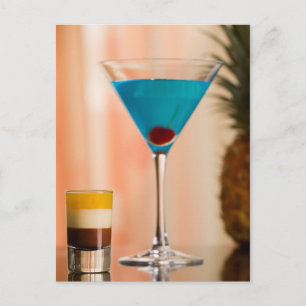 Cartão Postal cocktail Curacao