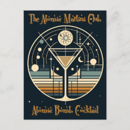 Cartão Postal Cocktail de bombas atômicas do Clube Atômico Marti