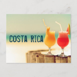Cartão Postal Cocktails da Costa Rica