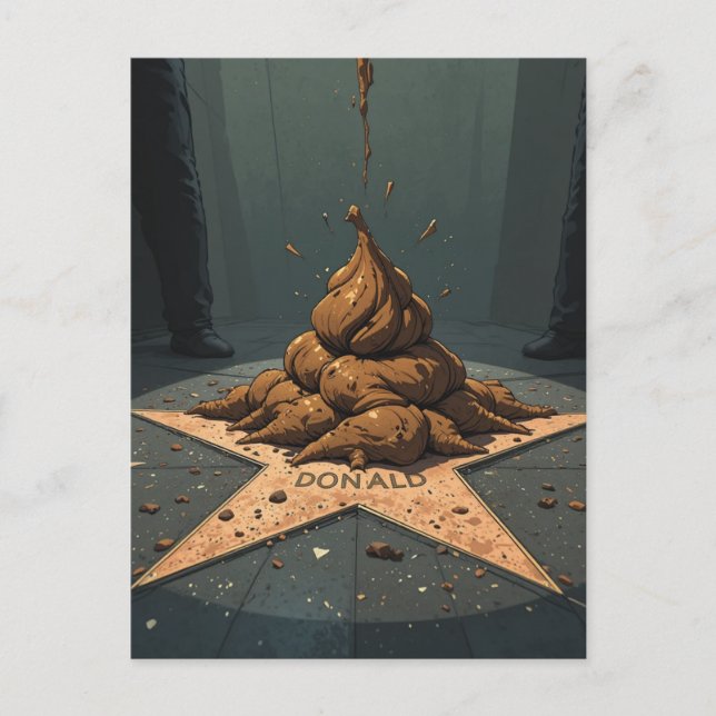 Cartão Postal Coco numa Estrela (Frente)