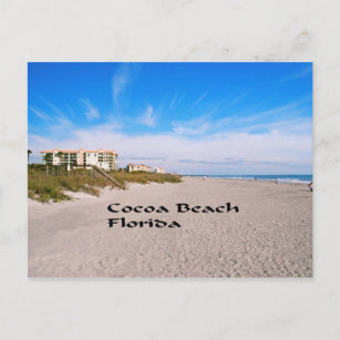 Cartão Postal cocoa Beach Flórida