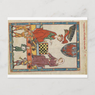 Cartão Postal Codex Manesse - marquesa Otto de Brandenburgo