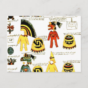 Cartão Postal Codex Mendoza