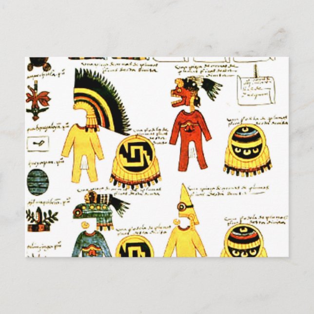 Cartão Postal Codex Mendoza (Frente)