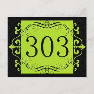 Cartão Postal Código de área 303