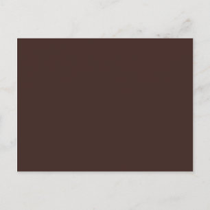 Cartão Postal Código hexadecimal de chocolate escuro 3D241F