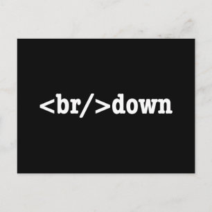 Cartão Postal código HTML detalhado
