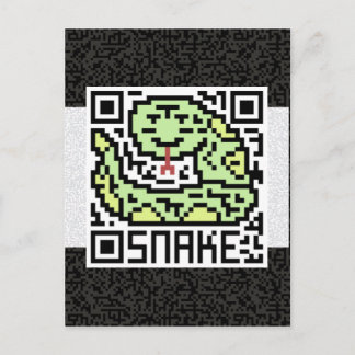 Cartão Postal Código QR Cobra