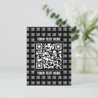 Código QR promocional (editável) mais padrão de lo