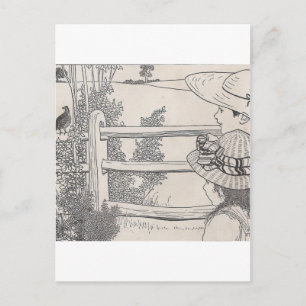 Cartão Postal Codorna na plataforma