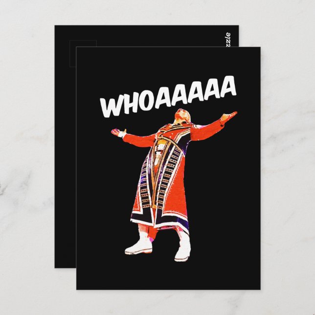 Cartão Postal Cody whoaaa (Frente/Verso)