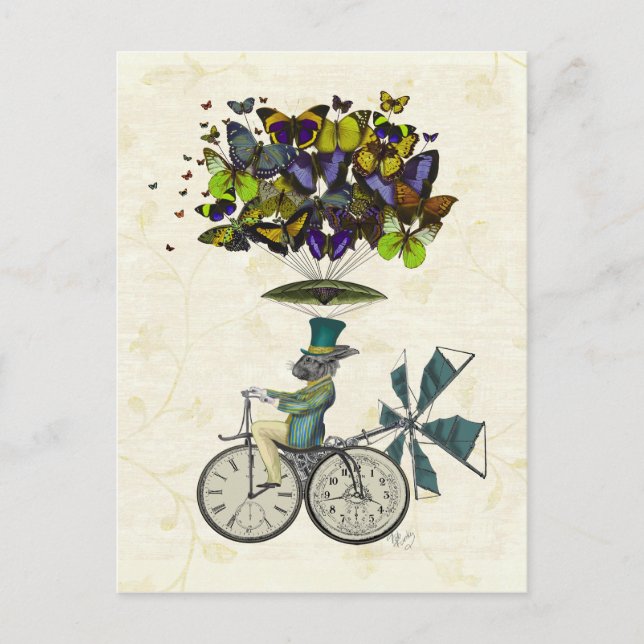 Cartão Postal Coelho 3 do Tempo Voa (Frente)