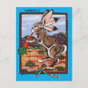 Cartão Postal Coelho copelli Bunnipelli coelho sudoeste Whimical