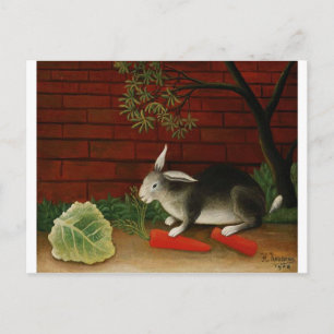 Cartão Postal Coelho de Henri Rousseau