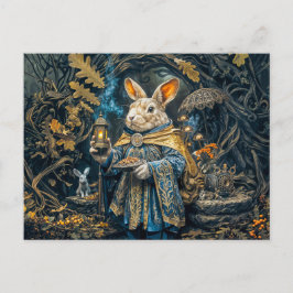 Cartão Postal Coelho de raiz encantada