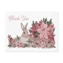 Coelho entre Flores Obrigado