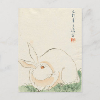 Cartão Postal Coelho Japonês