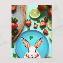 Cartão Postal Coelho, Morango, Mandala, Pós-cruzamento