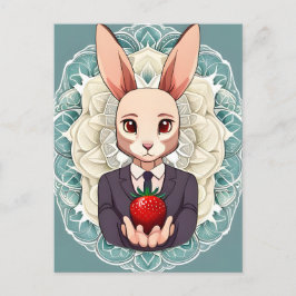 Cartão Postal Coelho, Morango, Mandala, Pós-cruzamento