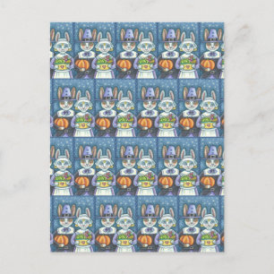 CARTÃO POSTAL COELHOS PEREGRINOS, GRACIOSOS E COMO DEVERIAM SER