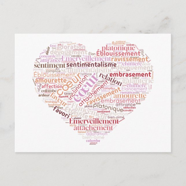 Cartão Postal coeur (Frente)