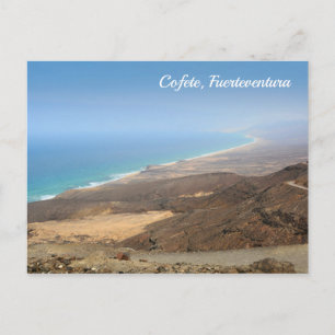 Cartão Postal Cofete Fuerteventura Beach - cartão-postal