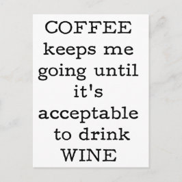 Cartão Postal Coffee Cote - Engraçado.