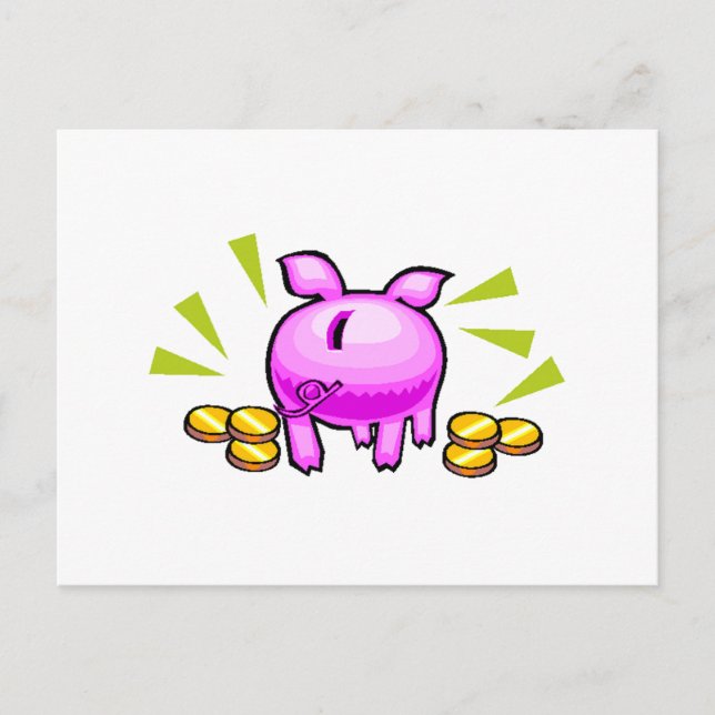 Cartão Postal Cofrinho (Frente)
