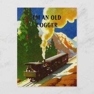 Cartão Postal COG RAILWAY TRAIN POSTCARD Rack EZ2 Personalizar