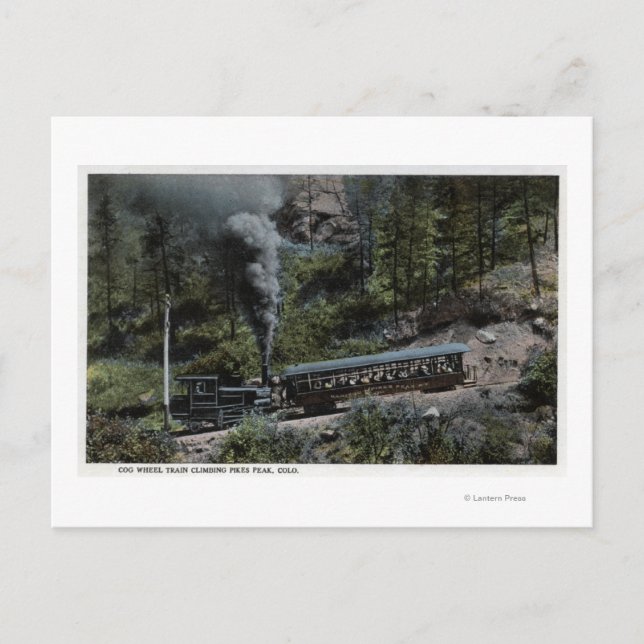 Cartão Postal Cog Wheel Subindo (Frente)