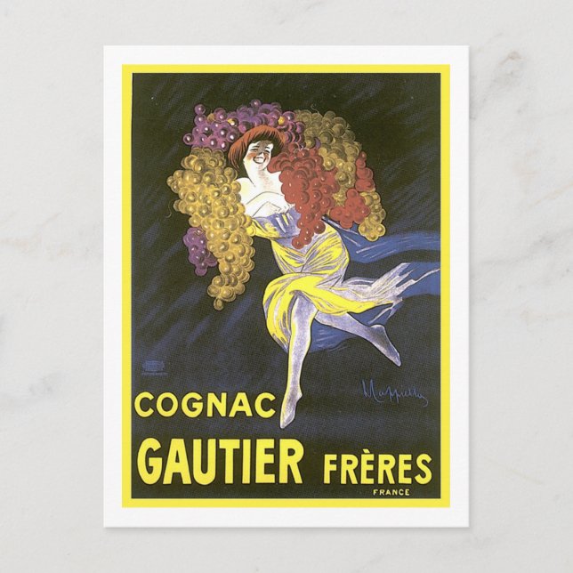 Cartão Postal Cognac Gautier Freres (Frente)