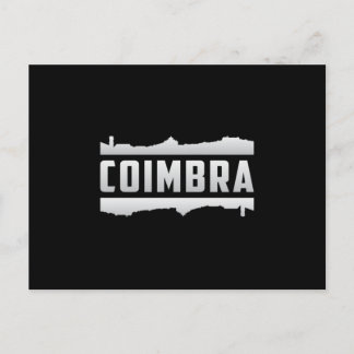 Cartão Postal Coimbra Portugal Cidade Skyline Cityscape Funny Gi