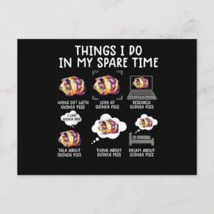 Cartão Postal Coisas Engraçadas Que Eu Faço No Meu Tempo Livre