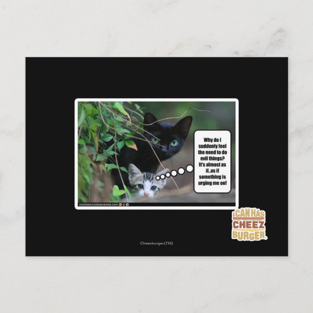 Cartão Postal coisas mau (Frente)