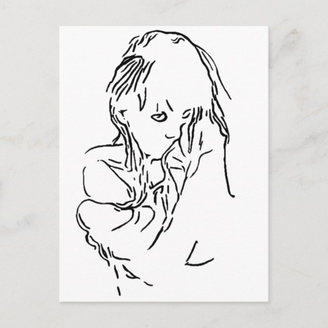 Cartão Postal Coisas tímidas (Frente)