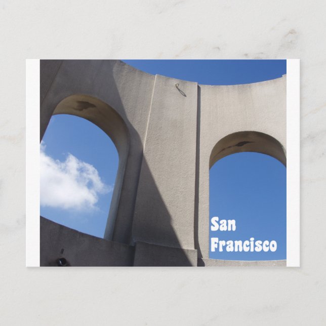 Cartão Postal Coit Up Close (Ajustar) (Frente)