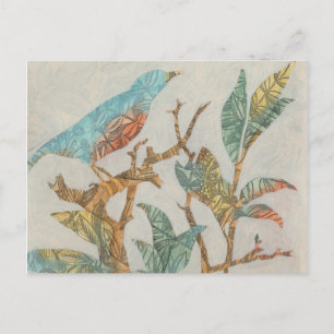 Cartão Postal Colagem Aviária I