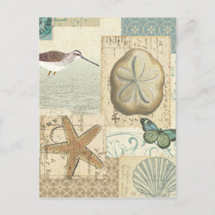 Cartão Postal Colagem Costeira