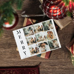 Cartão Postal Colagem de 9 Fotos de Natal | FELIZ<br><div class="desc">Colagem de 9 Fotos de Natal | FELIZ</div>