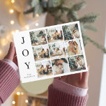 Cartão Postal Colagem de 9 Fotos de Natal | Feliz Natal<br><div class="desc">Colagem de 9 Fotos de Natal | Feliz Natal</div>