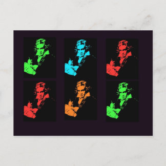 Cartão Postal Colagem de Beethoven