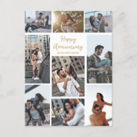 Colagem de Fotos de Aniversário Costume Romântico 