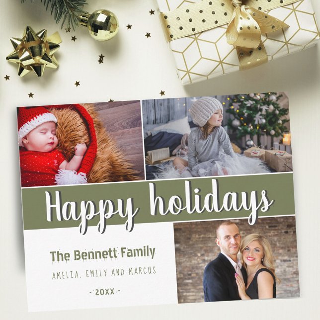 Cartão Postal Colagem de Fotos de Script 3 de Feriados Felizes M (Criador carregado)