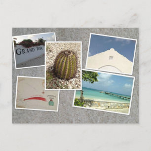 Cartão Postal Colagem de Fotos Grand Turk