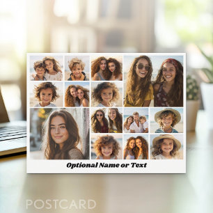 Cartão Postal Colagem de Fotos no Instagram - Até 14 fotos