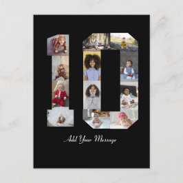 Cartão Postal Colagem de Fotos Número 10