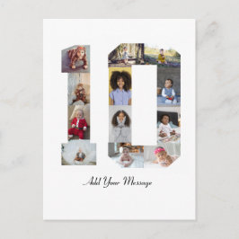 Cartão Postal Colagem de Fotos Número 10