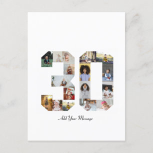 Cartão Postal Colagem de Fotos Número 30