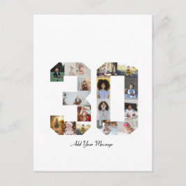 Cartão Postal Colagem de Fotos Número 30